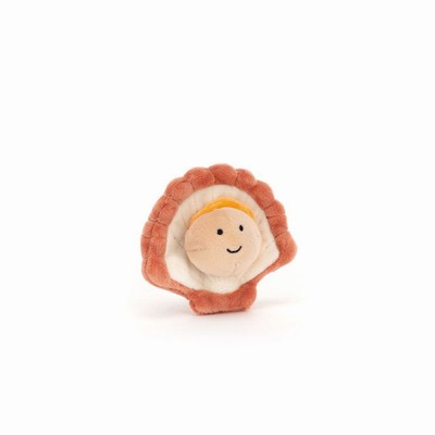 Jellycat Sensational Seafood Scallop UK | 07432MXRL